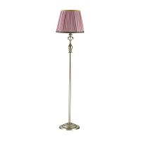 Торшер напольный GAELLORI 3393/1F Odeon Light  фиолетовый розовый 1 лампа, основание серебряное в стиле классический
