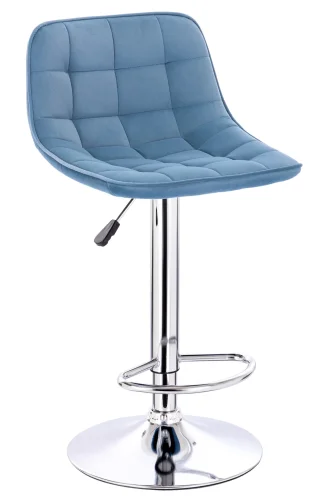 Барный стул Cooper Ткань Голубой EP Cooper Fabric Light blue Everprof, голубой/ткань, ножки//, размеры - 830*1040***440*