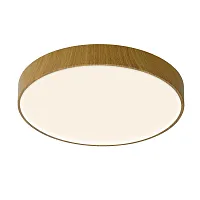 Светильник потолочный LED Cumbuco Ii 8840 Mantra белый на 1 лампу, основание коричневое в стиле современный круглый