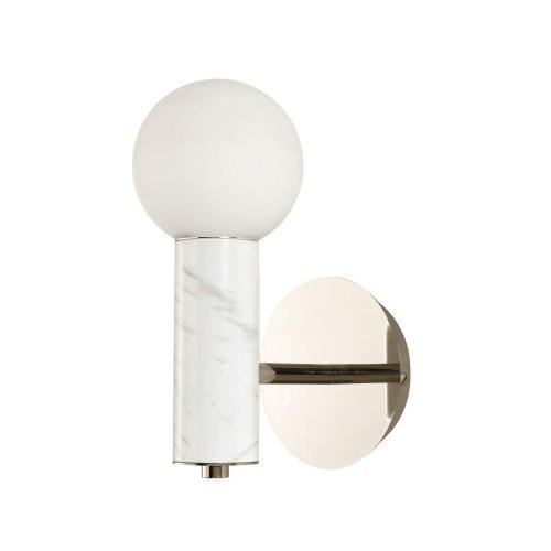 Бра Fest 2751-1W Favourite белый на 1 лампа, основание никель в стиле современный 