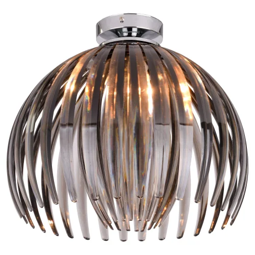 Светильник потолочный LSP-9539 Lussole серый 1 лампа, основание хром в стиле современный 