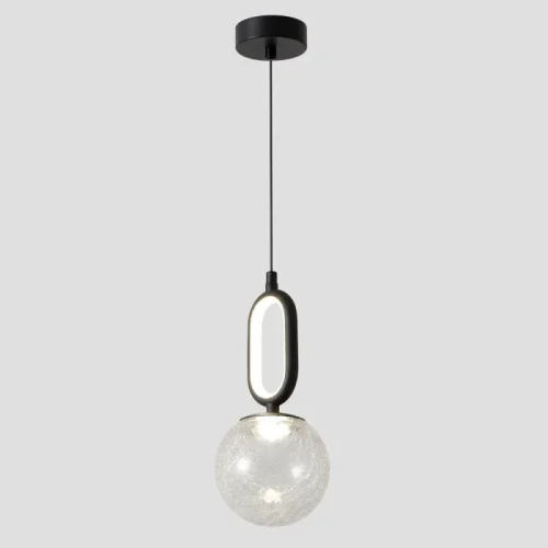 Светильник подвесной ЛЕД CATKIN SP1.1 Crystal Lux белый на 1 лампу, основание чёрное в стиле современный фото 5 Светильник подвесной ЛЕД CATKIN SP1.1 Crystal Lux белый на 1 лампу, основание чёрное в стиле современный фото 5