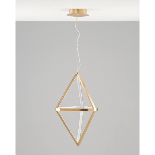 Светильник подвесной LED Grape V10350-PL Moderli золотой 1 лампа, основание золотое в стиле хай-тек  фото 3
