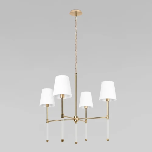Люстра подвесная Cosy 10308 Antique Brass LOFT IT белая на 4 лампы, основание античное бронза в стиле современный 