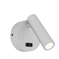 Бра с выключателем LED ST161 ST161.501.05 ST-Luce белый на 1 лампу, основание белое в стиле хай-тек 