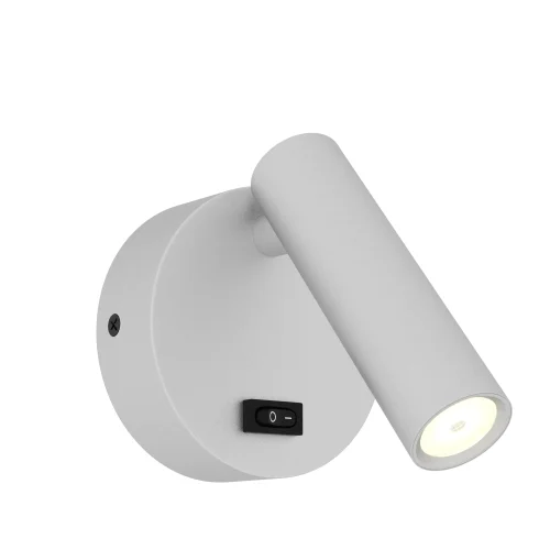 Бра с выключателем LED ST161 ST161.501.05 ST-Luce белый на 1 лампу, основание белое в стиле хай-тек 