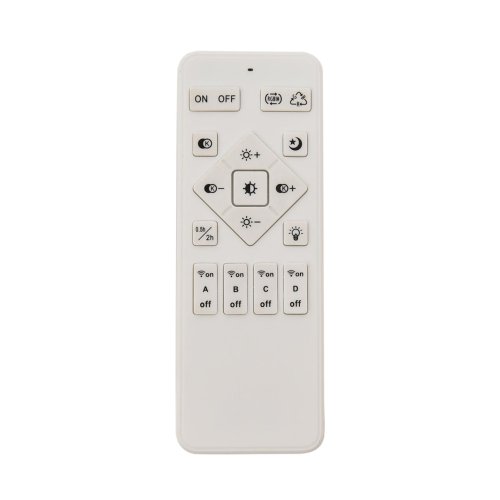 Люстра потолочная LED с пультом Alis Smart 8380/95CL Lumion белая на 1 лампу, основание белое в стиле современный хай-тек сири яндекс алиса с пультом фото 3