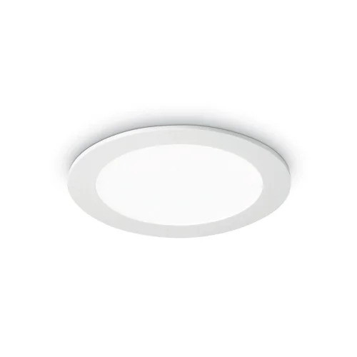 Светильник точечный LED GROOVE FI 10W ROUND 3000K Ideal Lux белый 1 лампа, основание белое в стиле современный 