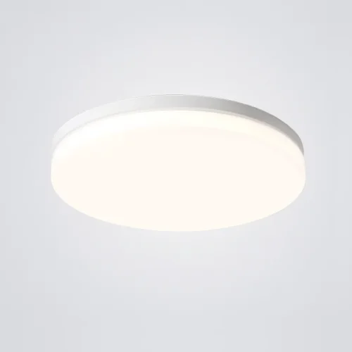 Светильник потолочный DISC HALF D38 White 193125-26 ImperiumLoft белый 1 лампа, основание белое в стиле современный 