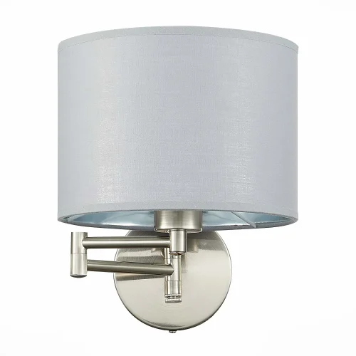 Бра Brescia SLE300511-01 Evoluce серый на 1 лампа, основание никель в стиле современный  фото 2