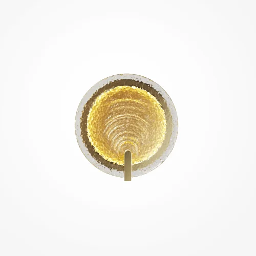 Бра LED MOD481WL-L5BS3K Regatta Maytoni прозрачный на 1 лампу, основание латунь в стиле современный фото 4