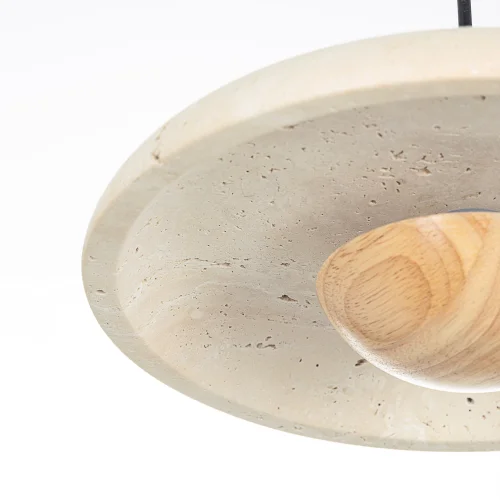 Светильник подвесной LED Mares CL246019 Citilux бежевый на 1 лампу, основание чёрное в стиле кантри лофт отражённый свет фото 4