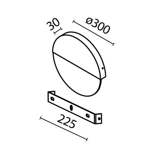 Бра LED Jupiter MOD320WL-L6BS3K1 Maytoni латунь белый на 1 лампу, основание латунь в стиле современный панно отражённый свет фото 9