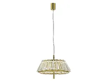 Светильник подвесной LED 8444/S gold Newport прозрачный 1 лампа, основание золотое в стиле классика модерн американский 