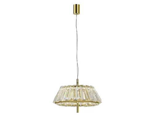 Светильник подвесной LED 8444/S gold Newport прозрачный 1 лампа, основание золотое в стиле американский современный классический 