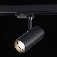 Трековый светильник LED трёхфазный ST661.446.10 ST-Luce чёрный для шинопроводов серии Трехфазная трековая система