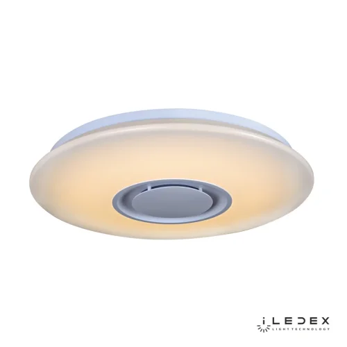 Светильник потолочный LED с пультом Music 48W-Music-Opaque iLedex белый 1 лампа, основание белое в стиле современный хай-тек с пультом фото 2