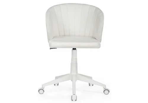 Компьютерное кресло Пард экокожа белый 464224 Woodville, белый/экокожа, ножки/пластик/белый, размеры - *870***590*600 фото 4