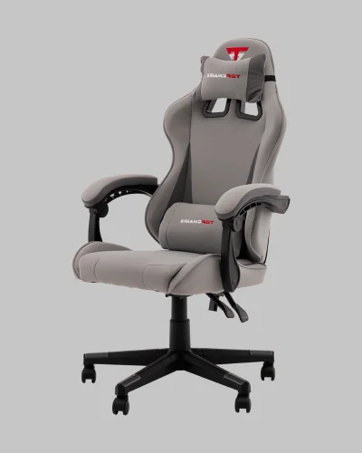 Кресло спортивное TopChairs Phantom, ткань, серый УТ000039474 Stool Group, серый/текстиль, ножки/полимер/чёрный, размеры - 1170*1270**** фото 3