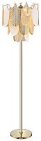 Торшер Arctioma WE126.11.305 Wertmark  золотой белый 11 ламп, основание золотое в стиле арт-деко

