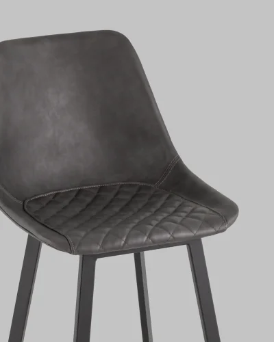 Стул барный TEXAS, экокожа, серый УТ000038913 Stool Group, /, ножки//, размеры - *1080***475*490 фото 6