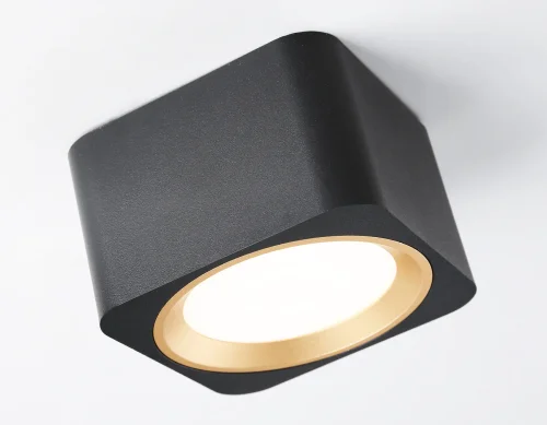 Светильник накладной TN70832 Ambrella light чёрный 1 лампа, основание чёрное в стиле современный хай-тек круглый фото 6
