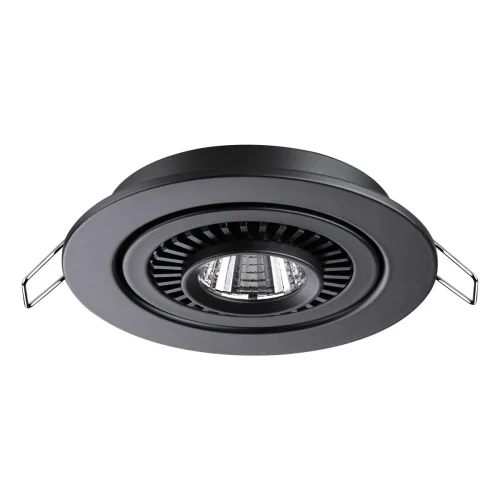 Светильник точечный LED Gesso 358816 Novotech чёрный 1 лампа, основание чёрное в стиле современный  фото 3
