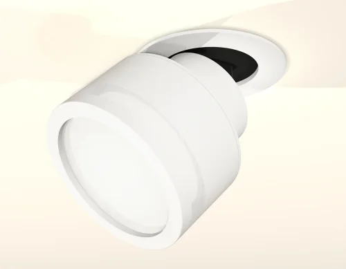 Светильник точечный XM8101522 Ambrella light белый 1 лампа, основание белое в стиле хай-тек  фото 3