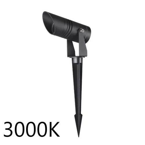 Ландшафтный светильник LED Stima 6648/6GL3 Odeon Light уличный IP65 чёрный на 1 лампу, плафон чёрный в стиле минимализм LED