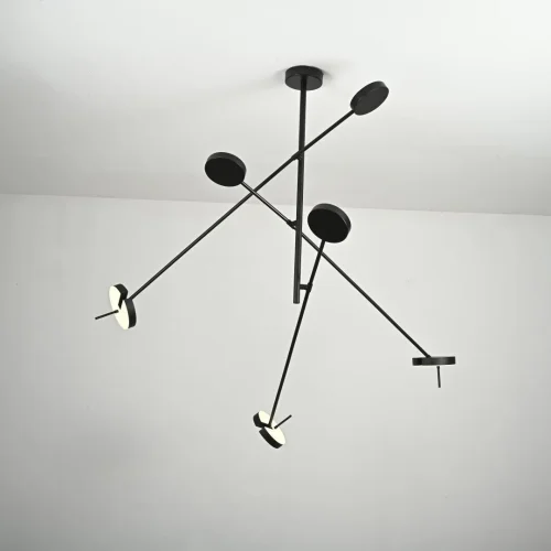 Светильник подвесной LED Talk 212823-26 ImperiumLoft чёрный 3 лампы, основание чёрное в стиле современный хай-тек  фото 8