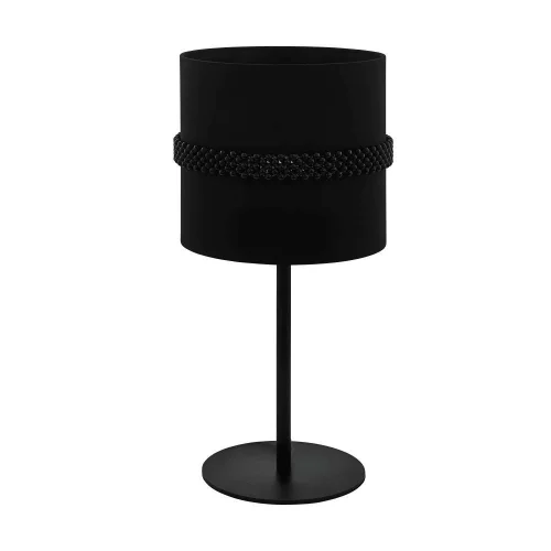 Настольная лампа Paraguaio 390035 Eglo чёрная 1 лампа, основание чёрное металл в стиле современный 