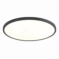 Светильник потолочный LED ST601 ST601.432.32 ST-Luce белый 1 лампа, основание чёрное в стиле хай-тек современный круглый