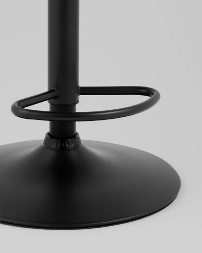 Стул барный Dome, экокожа, светло-серый (набор 2 шт) УТ000039937 Stool Group, серый/экокожа, ножки//чёрный, размеры - ****445*520 фото 8
