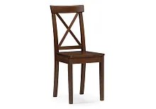 Деревянный стул Эйнор темный орех 554120 Woodville, /, ножки/массив березы дерево/орех, размеры - ****400*500