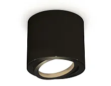 Светильник накладной XS7402001 Ambrella light чёрный 1 лампа, основание чёрное в стиле модерн хай-тек круглый