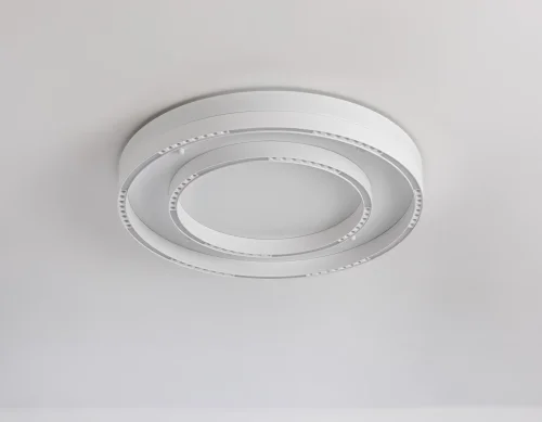 Светильник потолочный LED FL5821 Ambrella light белый 1 лампа, основание белое в стиле современный хай-тек  фото 5