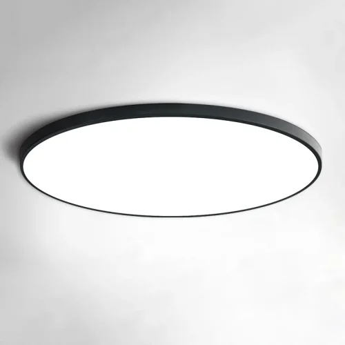 Светильник потолочный SLIM D22,5 Черный 178442-26 ImperiumLoft белый 1 лампа, основание чёрное в стиле современный 