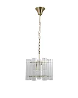 Светильник подвесной Monte V10776-3P Moderli прозрачный 3 лампы, основание бронзовое в стиле модерн классика 
