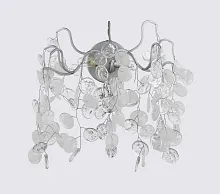 Бра TENERIFE AP2 SILVER Crystal Lux белый прозрачный 2 лампы, основание серебряное в стиле арт-деко 