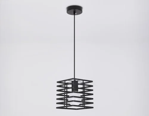 Светильник подвесной TR8411 Ambrella light чёрный 1 лампа, основание чёрное в стиле лофт  фото 6