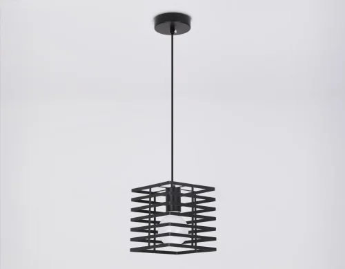 Светильник подвесной TR8411 Ambrella light чёрный на 1 лампу, основание чёрное в стиле лофт фото 6