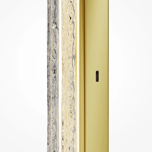 Бра LED Frostum MOD439WL-L10BSK Maytoni прозрачный на 1 лампу, основание латунь в стиле современный фото 5