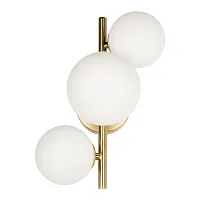 Бра Tely 10236/3W LOFT IT белый 3 лампы, основание золотое в стиле современный шар