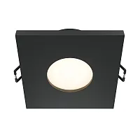Светильник точечный Stark DL083-01-GU10-SQ-B Maytoni чёрный 1 лампа, основание чёрное в стиле современный хай-тек 