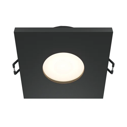 Светильник точечный Stark DL083-01-GU10-SQ-B Maytoni чёрный 1 лампа, основание чёрное в стиле современный хай-тек 