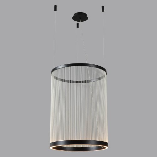 Светильник подвесной ЛЕД ATRIUM B SP50W LED Crystal Lux белый на 1 лампу, основание чёрное в стиле современный Светильник подвесной ЛЕД ATRIUM B SP50W LED Crystal Lux белый на 1 лампу, основание чёрное в стиле современный