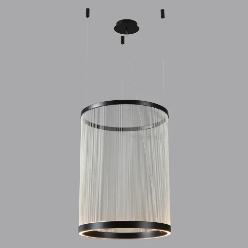 Светильник подвесной ЛЕД ATRIUM B SP50W LED Crystal Lux белый на 1 лампу, основание чёрное в стиле современный 