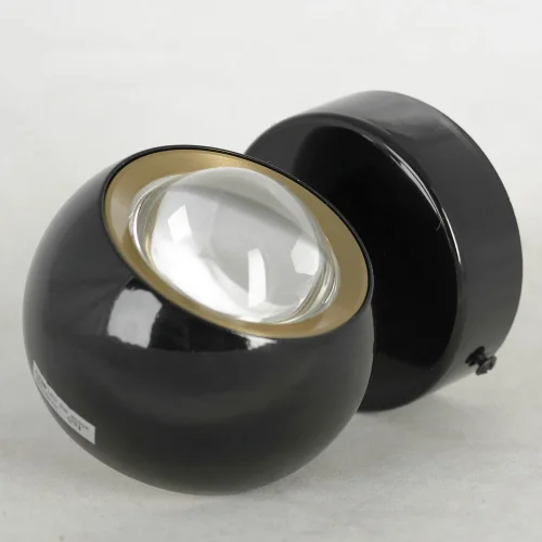 Бра LED Everett LSP-7075 Lussole чёрный на 1 лампа, основание чёрное в стиле современный  фото 4