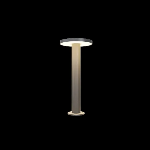 Парковый светильник LED Wald O420FL-L12GF Maytoni уличный IP65 серый чёрный на 1 лампу, плафон серый чёрный в стиле хай-тек современный LED фото 6