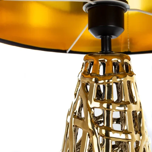 Настольная лампа Taiyi A4002LT-1GO Arte Lamp чёрная 1 лампа, основание золотое керамика в стиле классический  фото 4